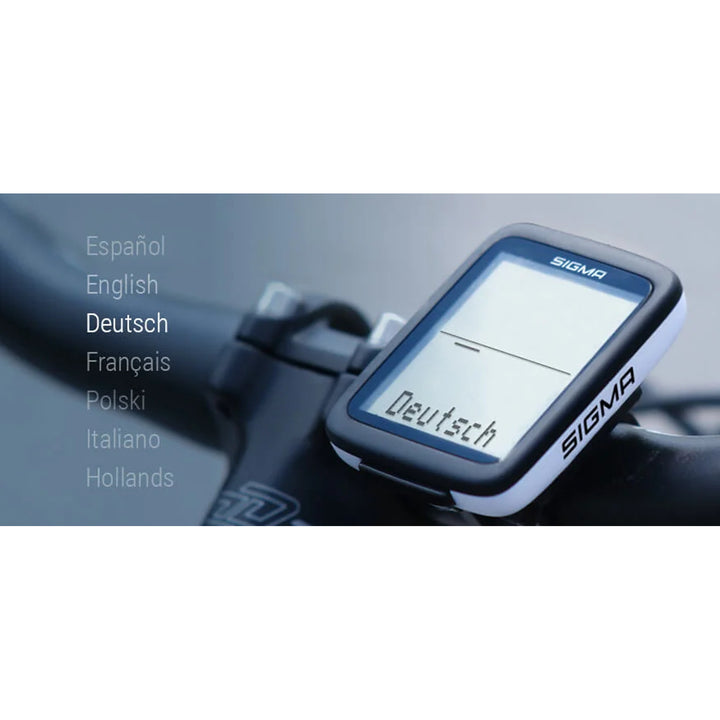 Cykelcomputer Sigma BC 10.0 WR, vattentät, väderbeständig, stor och tydlig display, 10 funktioner