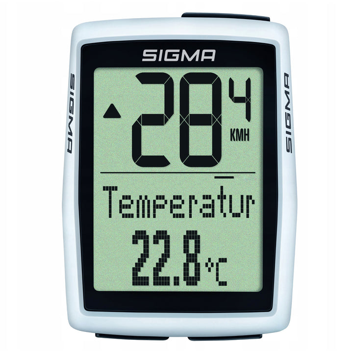 Cykelcomputer Sigma BC 12.0 WL, vattentät, väderbeständig, stor och tydlig display, 12 funktioner