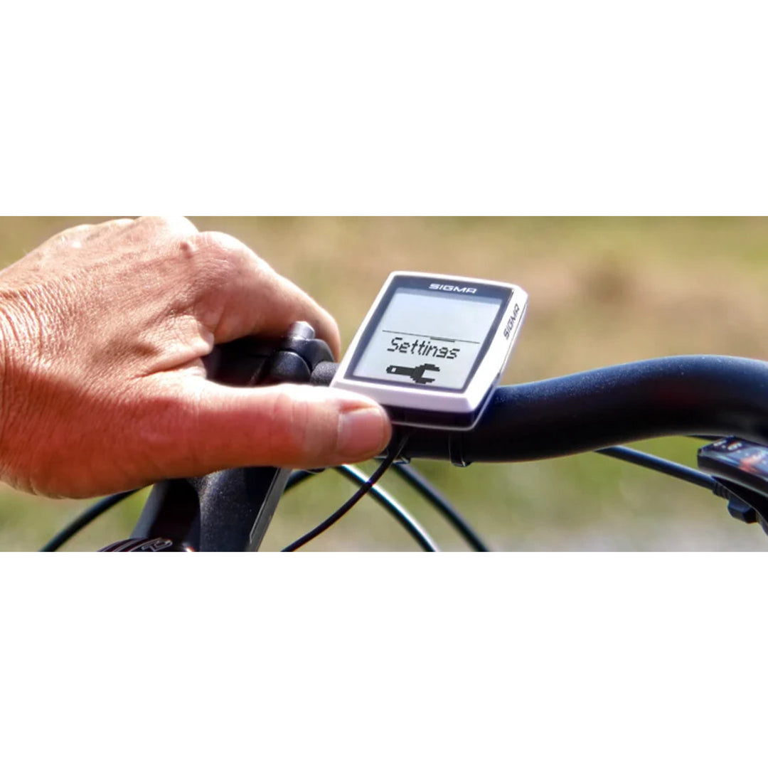 Cykelcomputer Sigma BC 12.0 WL, vattentät, väderbeständig, stor och tydlig display, 12 funktioner