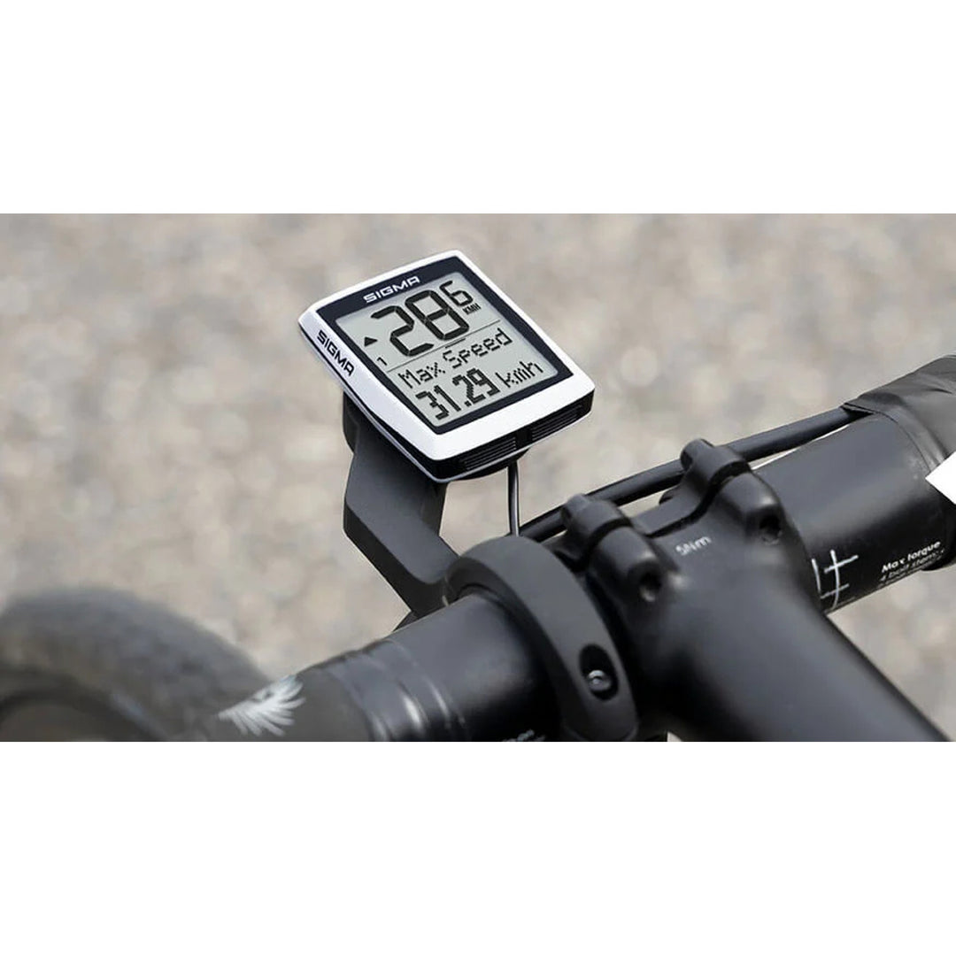 Cykelcomputer Sigma BC 12.0 WL, vattentät, väderbeständig, stor och tydlig display, 12 funktioner
