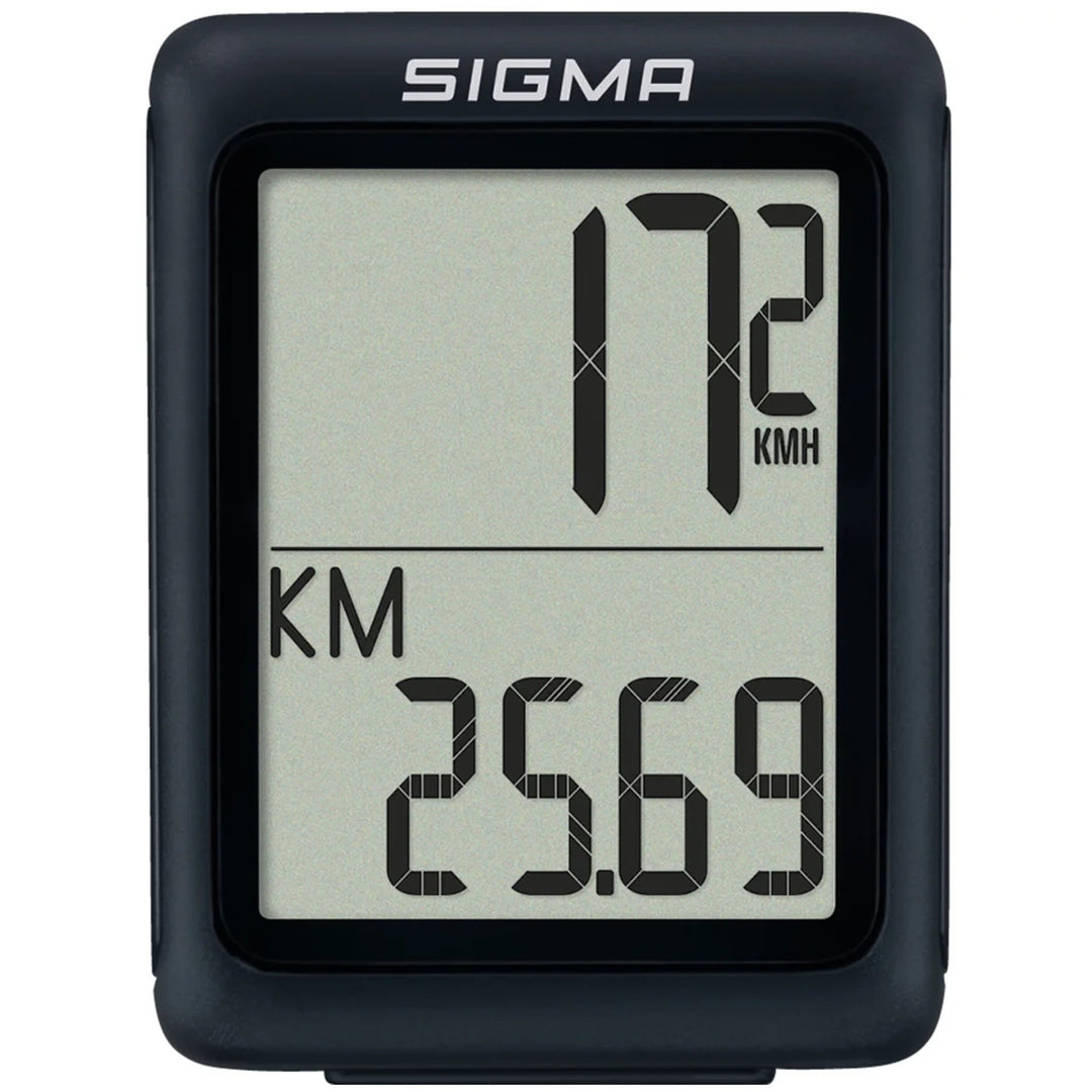 Cykelcomputer Sigma BC 5.0 WR, vattentät, väderbeständig, stor och tydlig display, 5 grundläggande funktioner