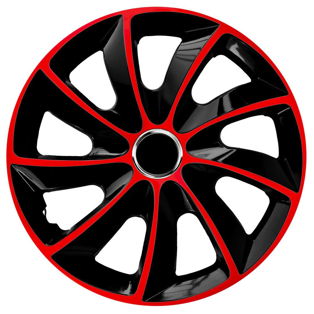 Universell hjulkapsel 17'' NRM Stig Extra, svart-röd, 1 st