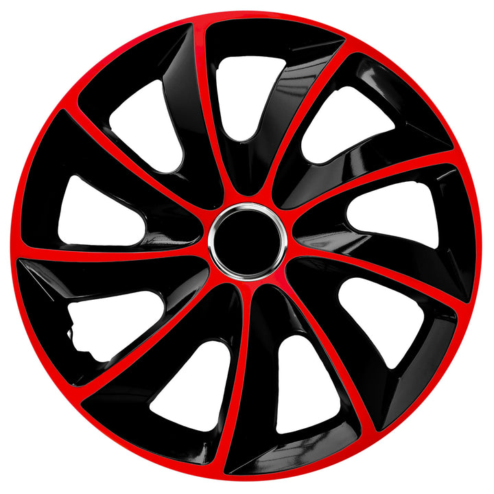 Universell hjulkapsel 17'' NRM Stig Extra, svart-röd, 1 st