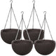 Hängande blomkruka Keter Sphere Planter, brun, 4 st