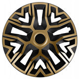 Universella hjulskydd 16'' NRM The Best, tvåfärgade (guld-svarta), 4 st