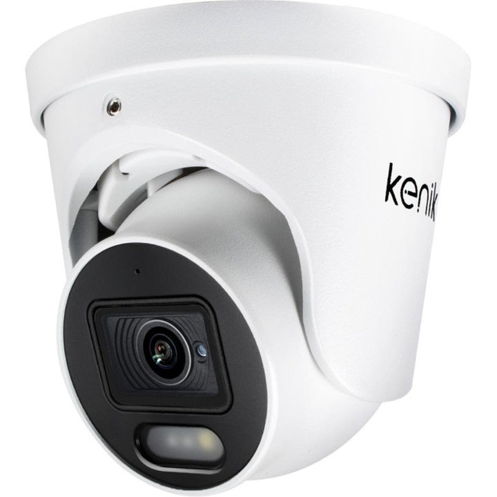 Kenik IP-kamera, upplösning 4 MP vid 20 bilder/sekund, rörelsedetektering, automatisk IR-filter, inbyggd mikrofon, kupolhölje, KG-430DPA-E