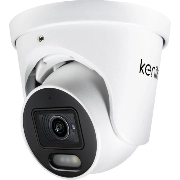 Kenik IP-kamera, upplösning 5 MP vid 20 bilder/sekund, intelligent bildanalys, Smart IR-strålkastare, inbyggd mikrofon, kupolhölje, KG-530DPA-L-G