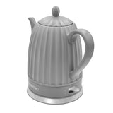 Maestro elektrisk vattenkokare i keramik, grå, effekt 1500 W, volym 1,5 l, vridbar bas, vattennivåindikator, nätsladd 65 cm, MR-077
