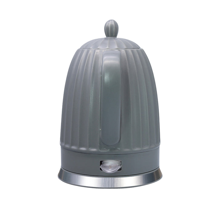 Maestro elektrisk vattenkokare i keramik, grå, effekt 1500 W, volym 1,5 l, vridbar bas, vattennivåindikator, nätsladd 65 cm, MR-077