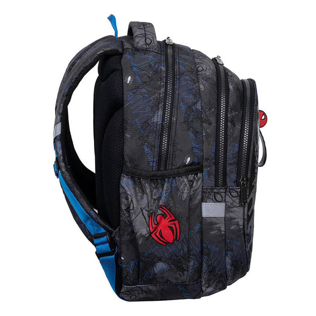 Spiderman Coolpack-skolryggsäck, storlek Jerry (15 tum), formad rygg, 3 rymliga fack, förstärkt botten, F029777