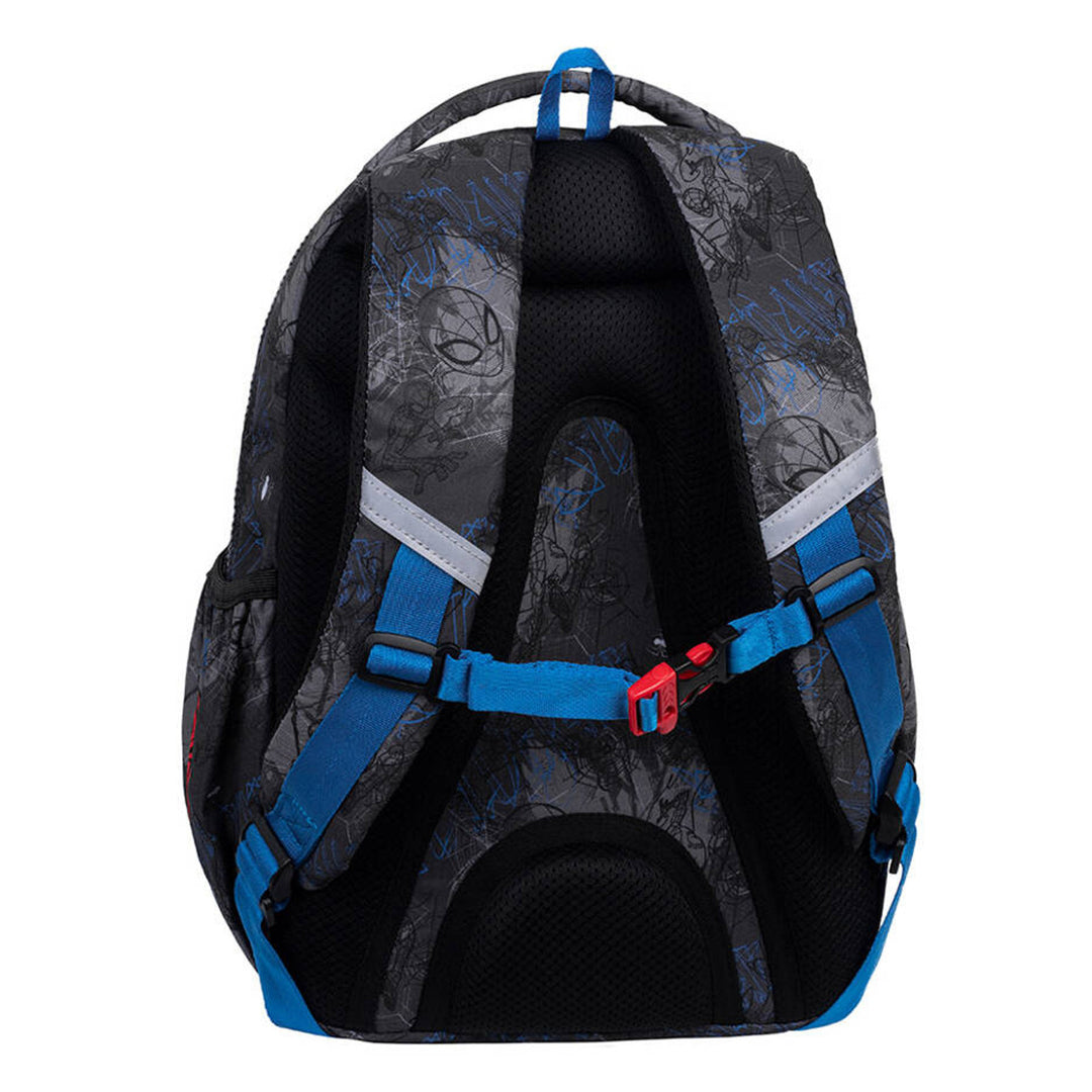 Spiderman Coolpack-skolryggsäck, storlek Jerry (15 tum), formad rygg, 3 rymliga fack, förstärkt botten, F029777