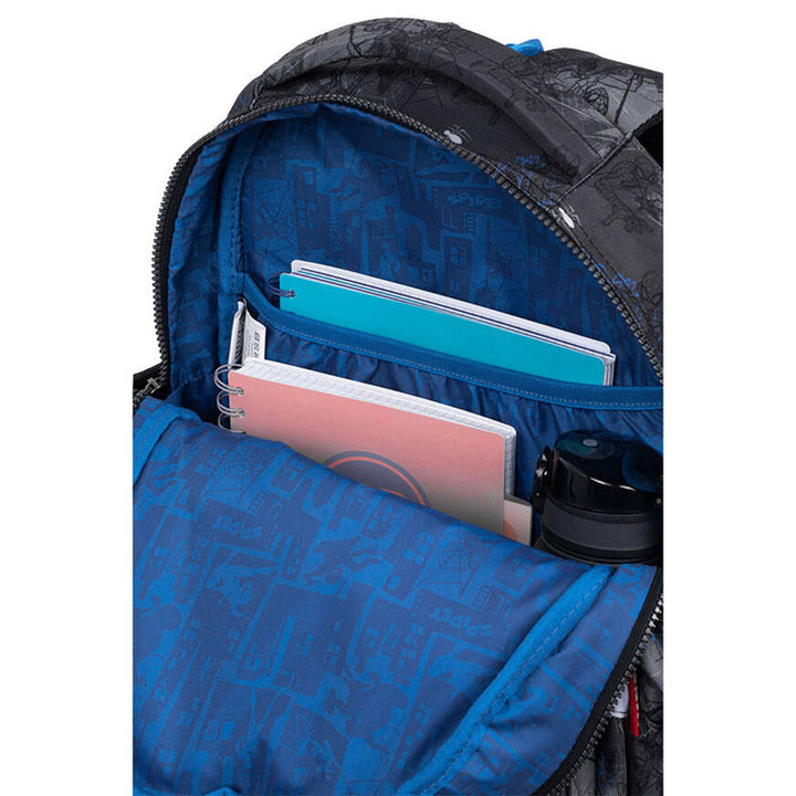 Spiderman Coolpack-skolryggsäck, storlek Jerry (15 tum), formad rygg, 3 rymliga fack, förstärkt botten, F029777