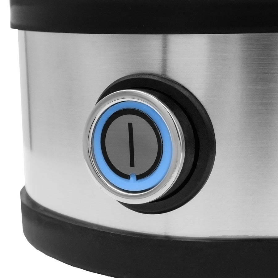 GreenBlue äggkokare i rostfritt stål, effekt 200 W, för upp till 7 ägg, måttskål, 220–240 V~, 50/60 Hz, GB357
