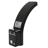 Maclean LED-fasadlampa, 800 lm, IP54, 10 W, naturvit ljusfärg (4000 K), svart, MCE343 B, 2 st
