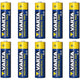 10 st R-06 LR6 AA 1,5 V alkaliska batterier från Varta Industrial 4006