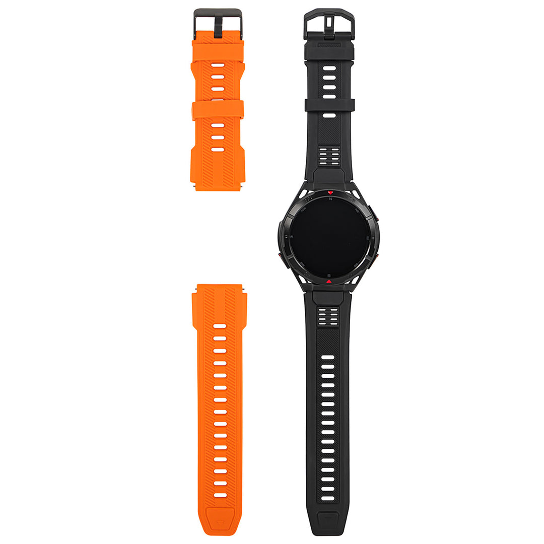 Smartklocka BLOW X14 Pro, 1,43-tums AMOLED-skärm, 490 mAh-batteri, GPS, 4 GB RAM och 256 MB lagringsutrymme, hälsofunktioner, armband i två färger, 89-016#
