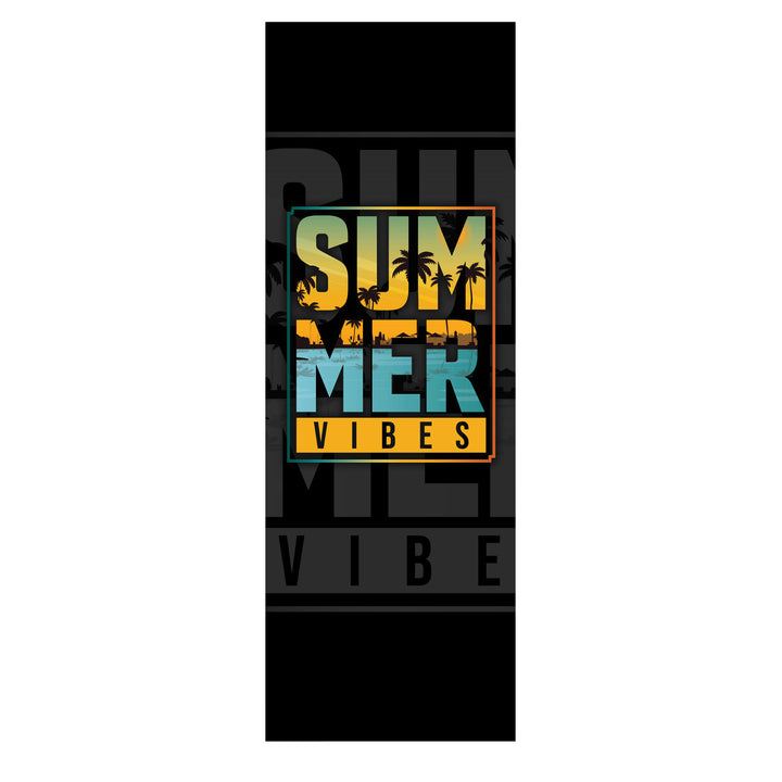Klassisk solstol i bok, GreenBlue GB183, med tryckmönstret Summer Vibes, 2 st