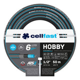Slangvagn Cellfast Aluplus 1/2" 60 m + trädgårdsslang Cellfast Hobby ATS2 1/2" 50 m