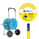 Slangvagn Cellfast Aluplus 1/2" 60 m + trädgårdsslang Cellfast Plus 1/2" 50 m