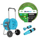 Slangvagn Cellfast Aluplus 1/2" 60 m + trädgårdsslang Cellfast Green ATS2 1/2" 25 m + set med rak sprinkler Cellfast Basic 1/2"