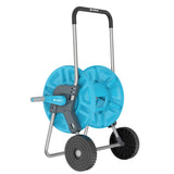 Slangvagn Cellfast Aluplus 1/2" 60 m + trädgårdsslang Cellfast IDEAL 1/2" 20 m + set med rak sprinkler Cellfast Basic 1/2"