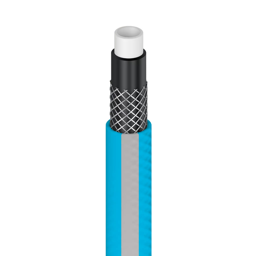 Cellfast Aluplus slangvagn 1/2" 60 m + Cellfast IDEAL trädgårdsslang 1/2" 30 m + Set med Cellfast Basic rak sprinkler 1/2"