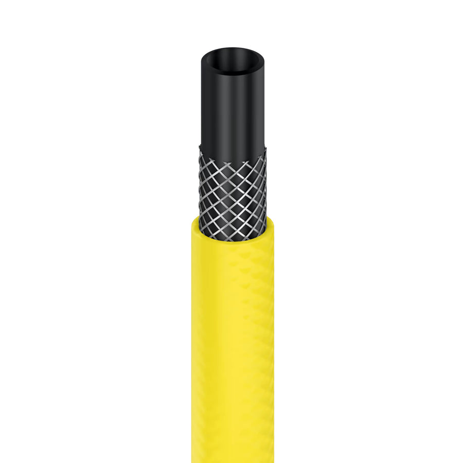 Cellfast Plus trädgårdsslang 1/2" 25 m + Cellfast slanghållare, grå + set med Cellfast Basic rak sprinkler 1/2"
