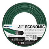 Cellfast Economic trädgårdsslang 1/2" 20 m + Cellfast slanghållare, grå + set med Cellfast Basic rak sprinkler 1/2"