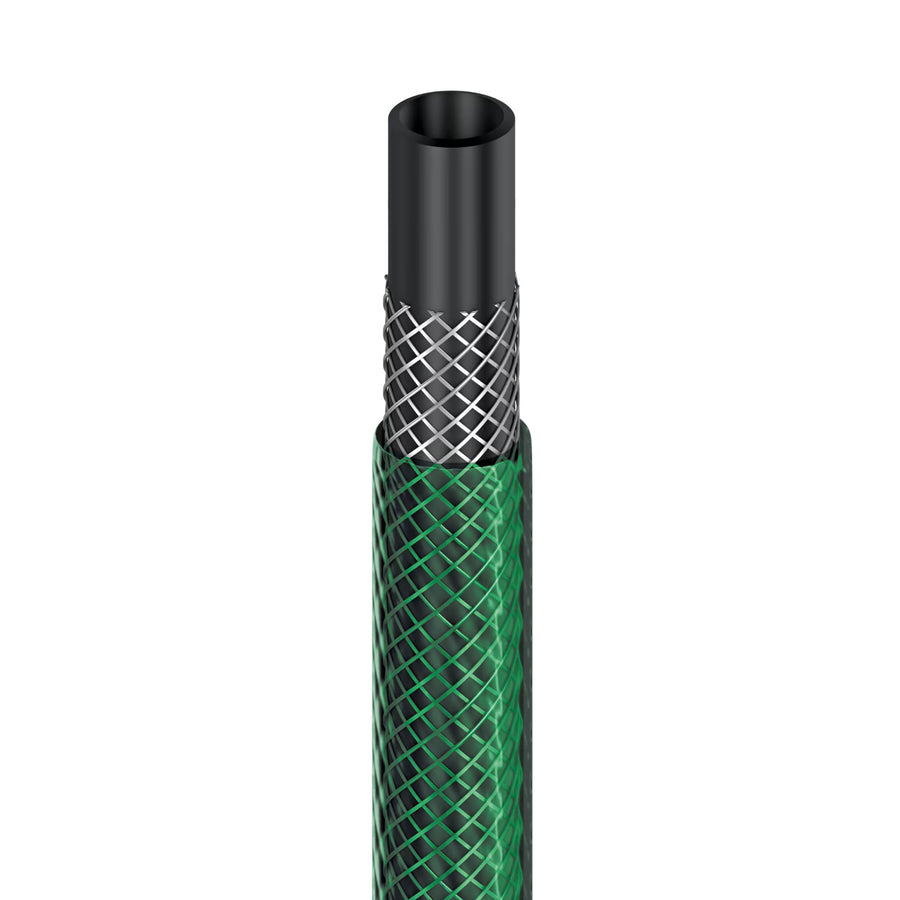 Cellfast Economic trädgårdsslang 1/2" 20 m + Cellfast slanghållare, grå + set med Cellfast Basic rak sprinkler 1/2"