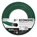 Cellfast Economic trädgårdsslang 1/2" 10 m + Cellfast slanghållare, grå + set med Cellfast Basic rak sprinkler 1/2"