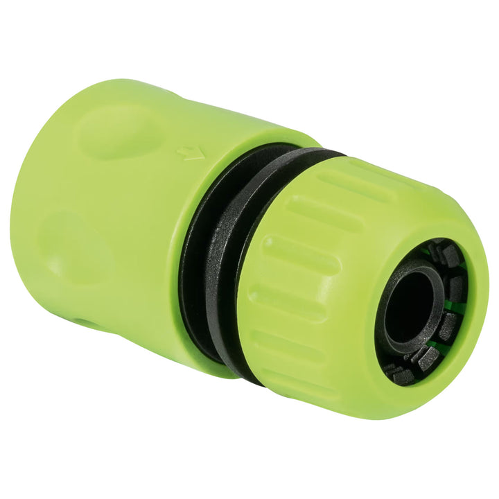 Trädgårdsslang Economic 1/2" 50 m + vagn, anslutning med invändig gänga 3/4", anslutning med utvändig gänga 1/2", snabbkoppling med genomgående och stoppfunktion 1/2" + 8-funktioners pistolspridare Cellfast Mix Ideal