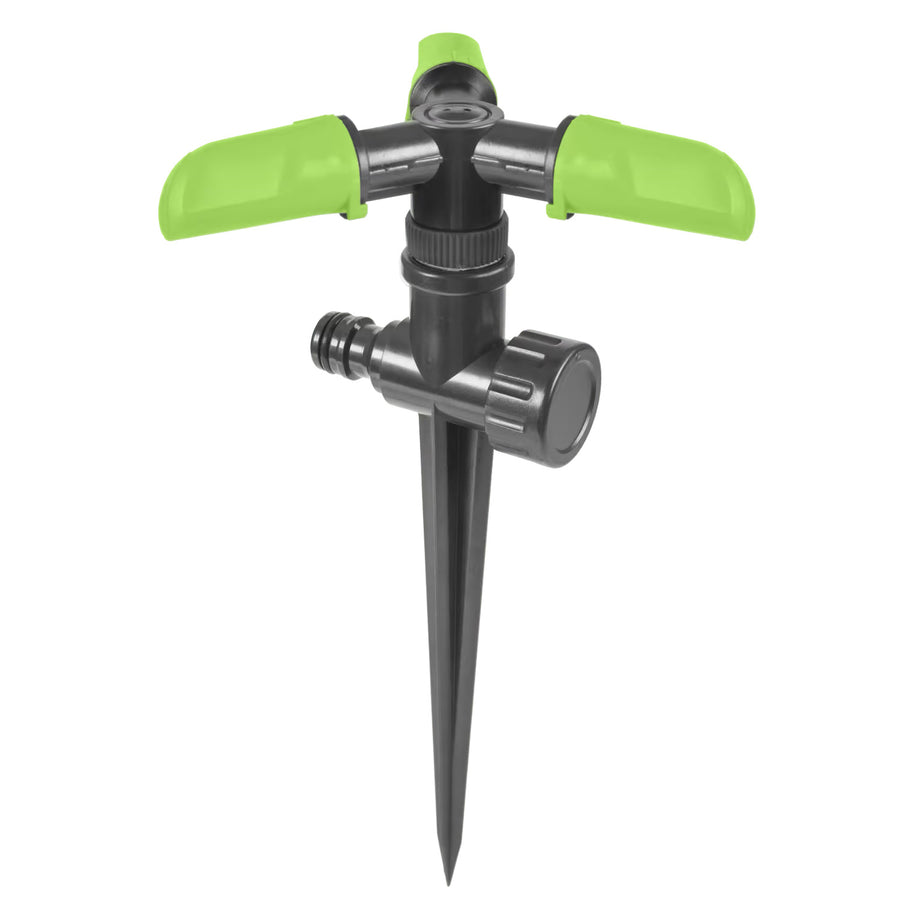 Cellfast Economic trädgårdsslang 3/4" 50 m + snabbkoppling i mässing och genomgångskoppling 3/4" + anslutning med invändig gänga 3/4" + roterande sprinkler + pistolsprinkler