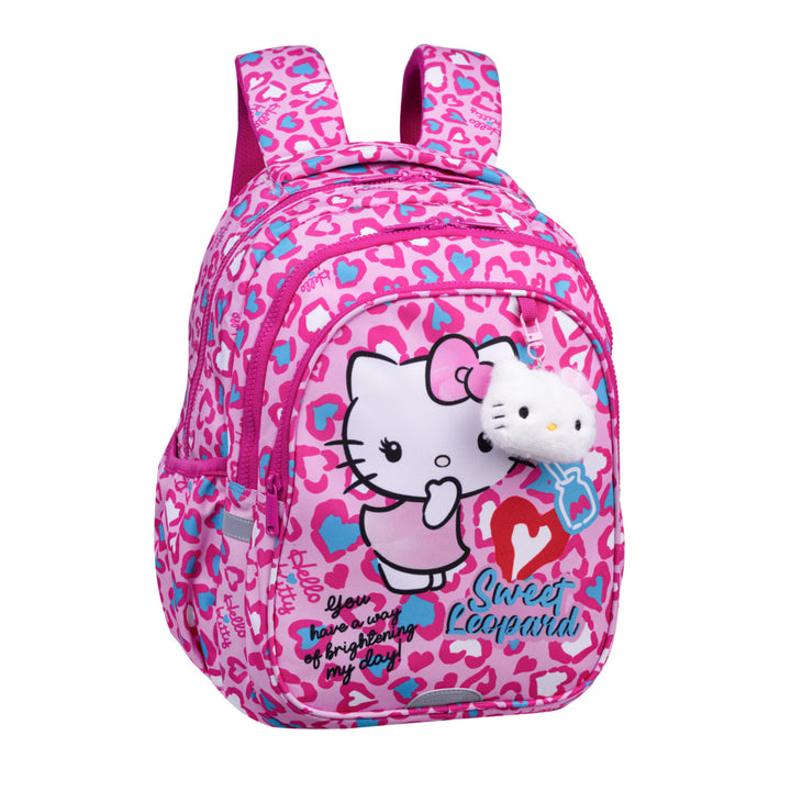 Hello Kitty Coolpack-skolset, ryggsäcken Jerry med 3 fack (15"), pennfodralet Jumper 3 med tillbehör samt en sportväska för skor