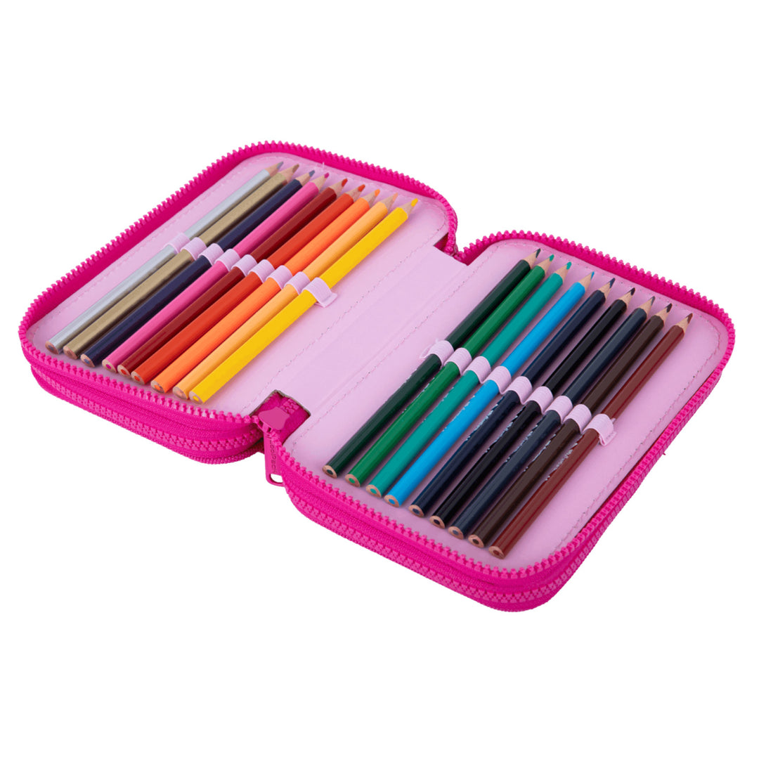 Hello Kitty Coolpack-skolset, ryggsäcken Jerry med 3 fack (15"), pennfodralet Jumper 3 med tillbehör samt en sportväska för skor