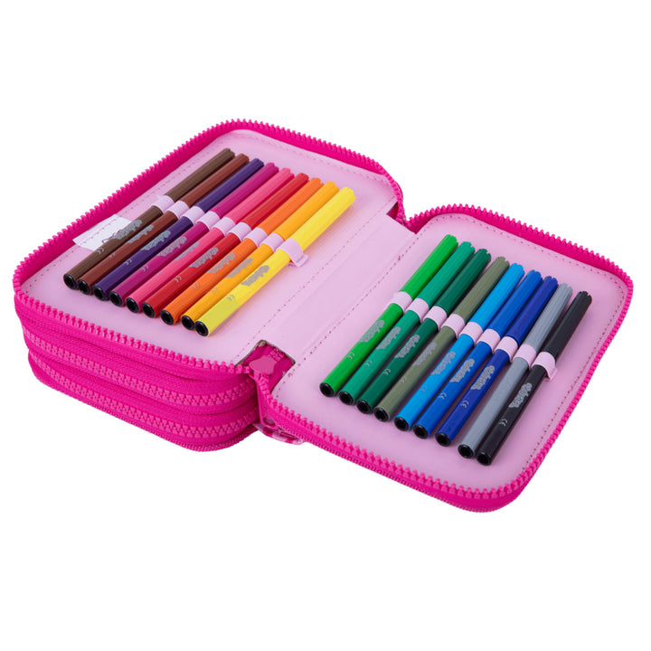 Hello Kitty Coolpack-skolset, ryggsäcken Jerry med 3 fack (15"), pennfodralet Jumper 3 med tillbehör samt en sportväska för skor