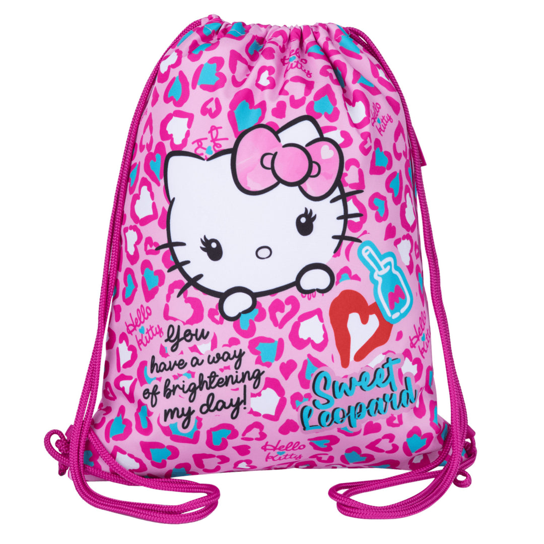 Hello Kitty Coolpack-skolset, ryggsäcken Jerry med 3 fack (15"), pennfodralet Jumper 3 med tillbehör samt en sportväska för skor