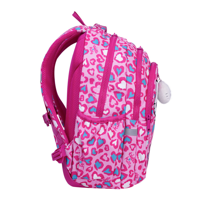 Hello Kitty Coolpack-skolset, ryggsäcken Jerry med 3 fack (15"), pennfodralet Jumper 3 med tillbehör samt en sportväska för skor