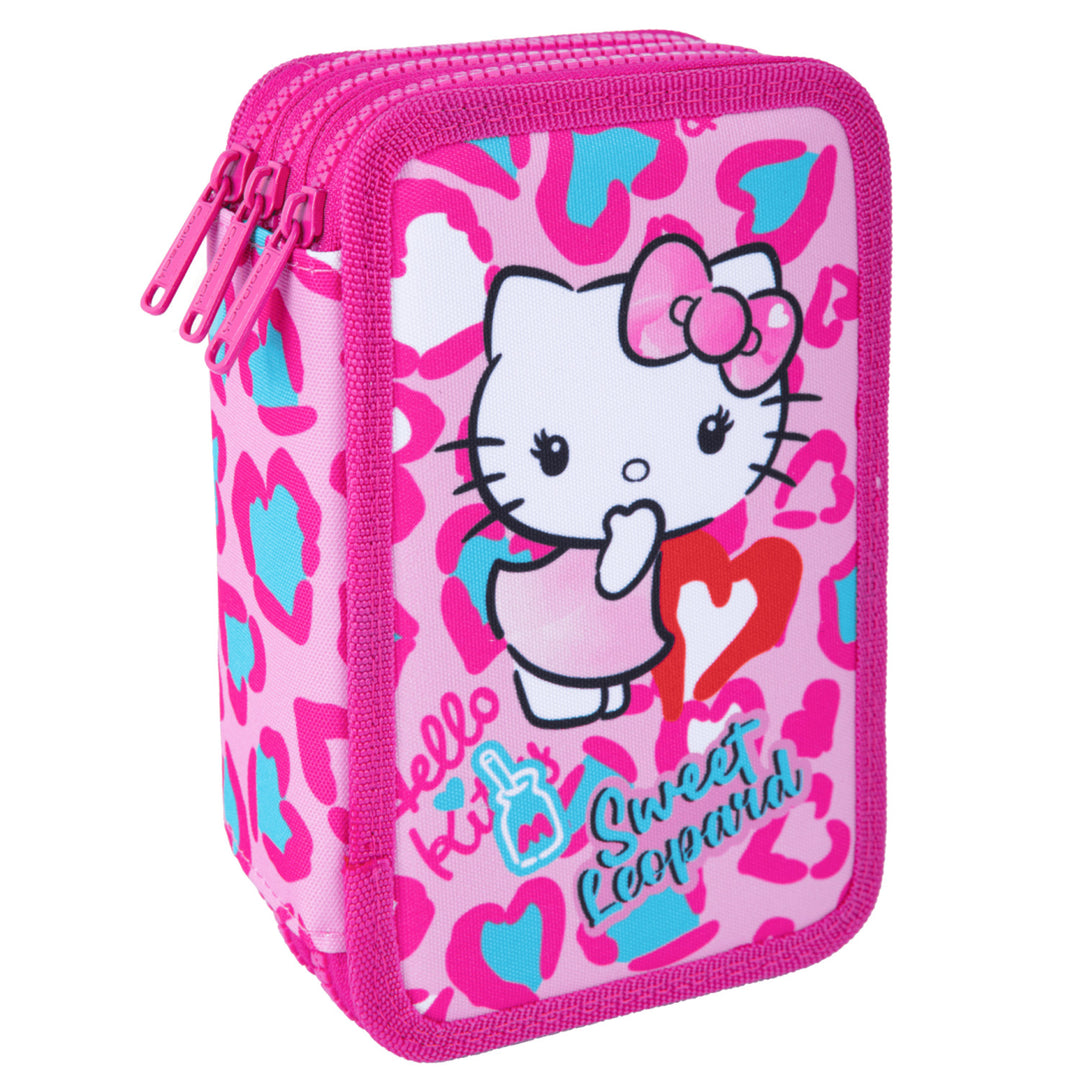 Hello Kitty Coolpack-skolset, ryggsäcken Jerry med 3 fack (15"), pennfodralet Jumper 3 med tillbehör samt en sportväska för skor