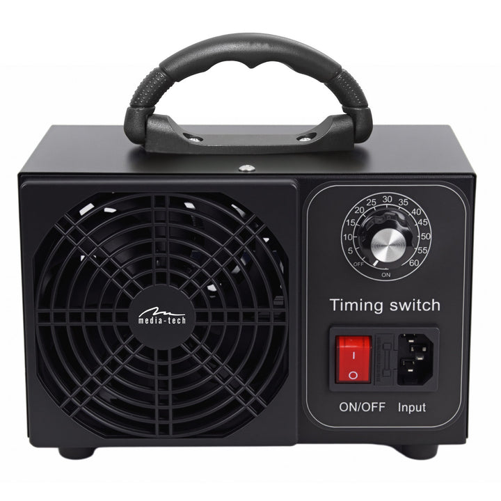 Professionell ozongenerator för desinfektion och luftrening, Mediatech, Ozonproduktion: 60 000 mg/h, TIMER, Effekt: 140 W, metallhölje
