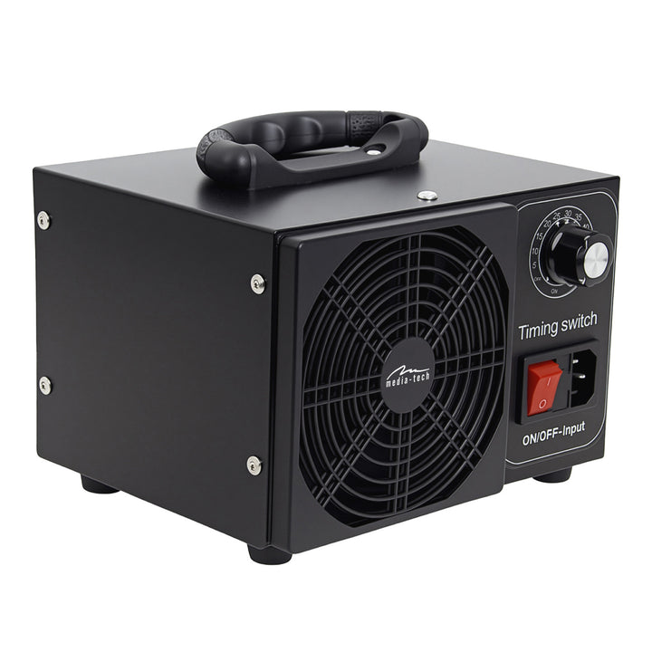 Professionell ozongenerator för desinfektion och luftrening, Mediatech, Ozonproduktion: 60 000 mg/h, TIMER, Effekt: 140 W, metallhölje