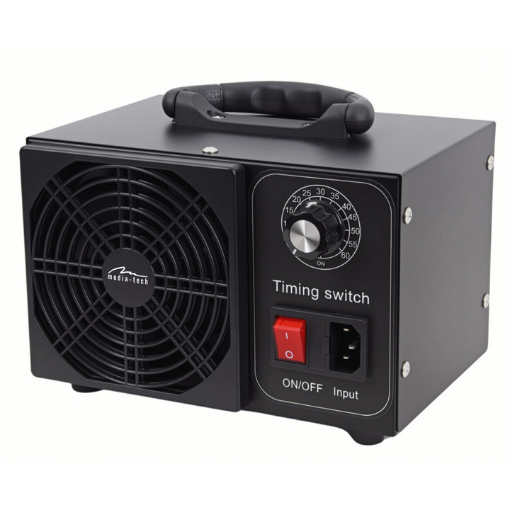 Professionell ozongenerator för desinfektion och luftrening, Mediatech, Ozonproduktion: 60 000 mg/h, TIMER, Effekt: 140 W, metallhölje