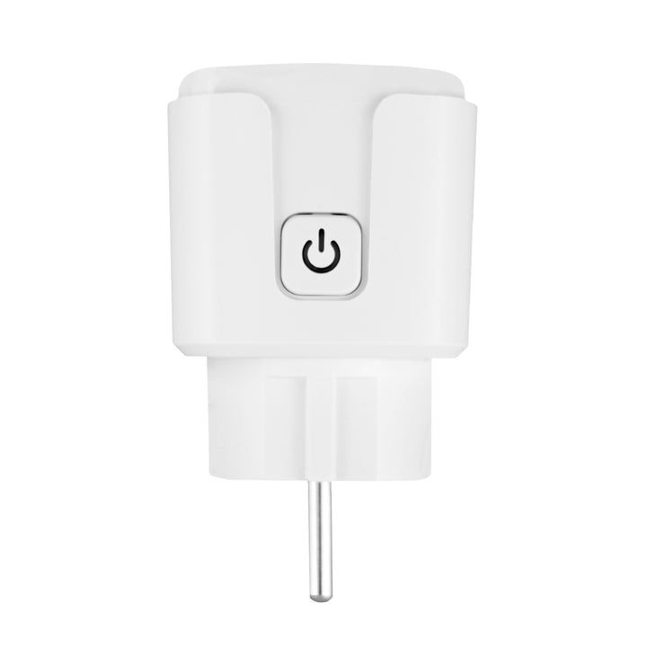 GreenBlue WiFi-styrd eluttag, Android/iOS/Alexa/Google Home, timer, effektmätare, max 16 A/3 840 W, GB735 W, 2 st