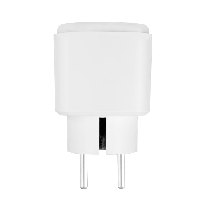 GreenBlue WiFi-styrd eluttag, Android/iOS/Alexa/Google Home, timer, effektmätare, max 16 A/3 840 W, GB735 W, 2 st