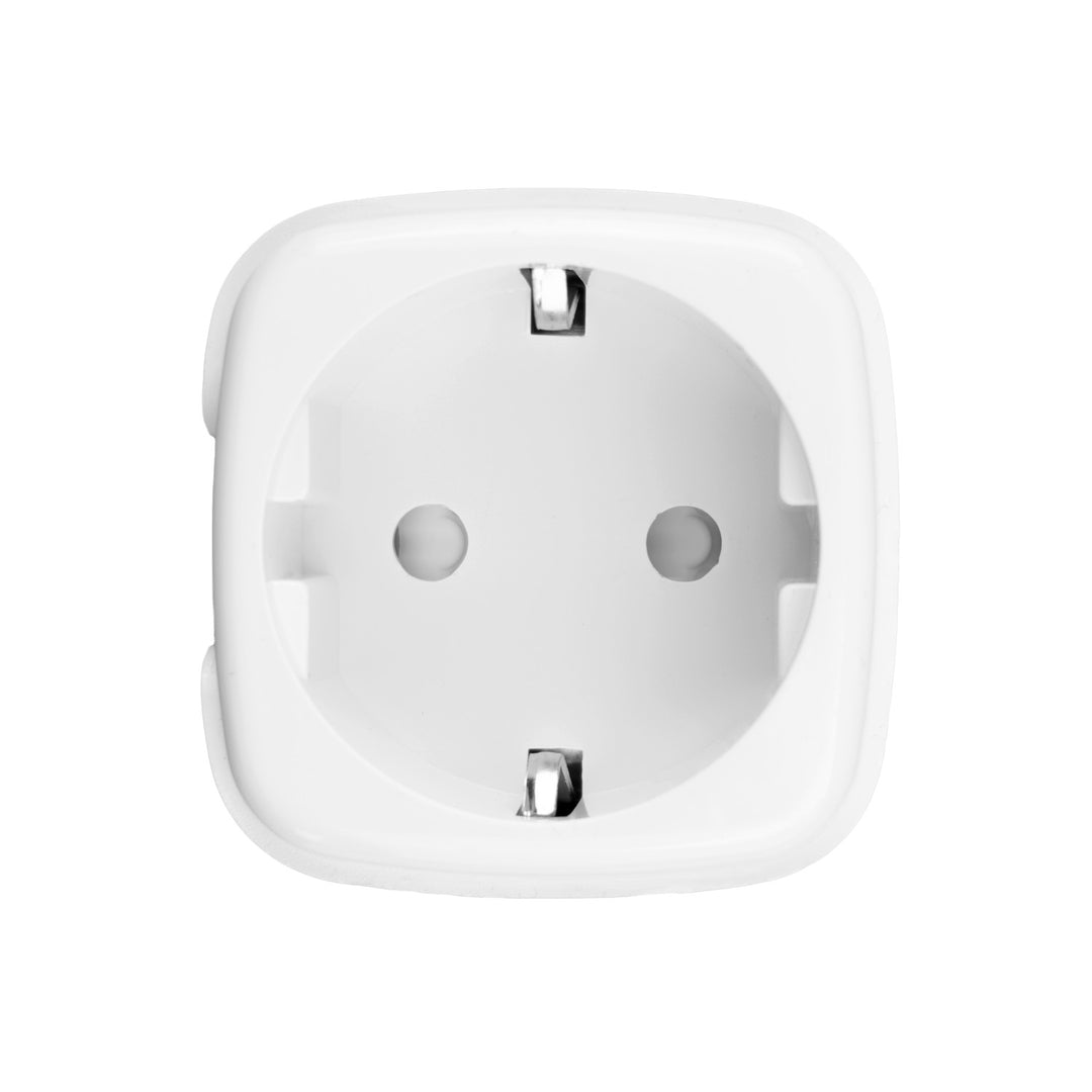 GreenBlue WiFi-styrd eluttag, Android/iOS/Alexa/Google Home, timer, effektmätare, max 16 A/3 840 W, GB735 W, 2 st