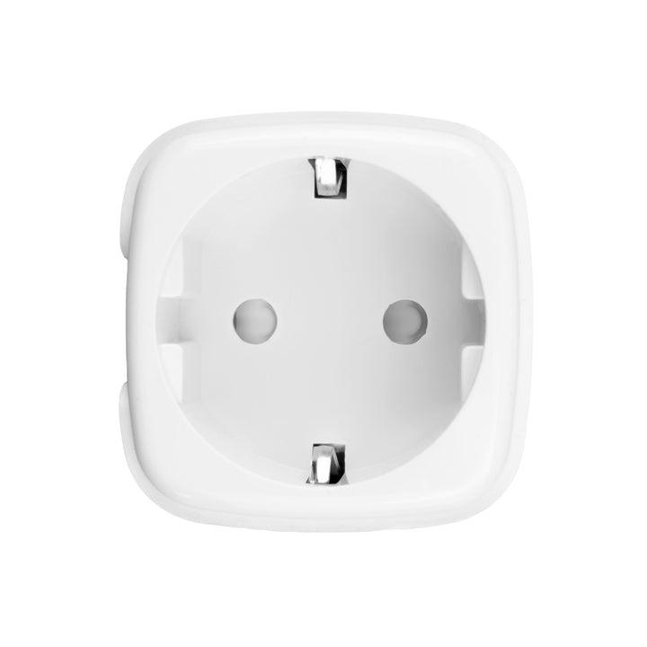 GreenBlue WiFi-styrd eluttag, Android/iOS/Alexa/Google Home, timer, effektmätare, max 16 A/3 840 W, GB735 W, 2 st