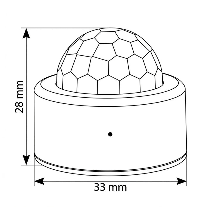 Trådlös rörelsesensor Zigbee Tuya GreenBlue, Android/iOS, CR2450 DC 3,0 V, detekteringsvinkel 120° / upp till 8 m, GB740, 2 stycken