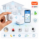 Trådlös rörelsesensor Zigbee Tuya GreenBlue, Android/iOS, CR2450 DC 3,0 V, detekteringsvinkel 120° / upp till 8 m, GB740, 2 stycken