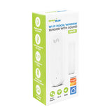 Trådlös kontaktor/öppningssensor via WiFi från GreenBlue, Android/iOS, för dörrar/fönster, 3,0 V DC, LR03x2, med larm, GB478, 2 set