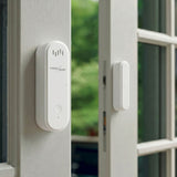 Trådlös kontaktor/öppningssensor via WiFi från GreenBlue, Android/iOS, för dörrar/fönster, 3,0 V DC, LR03x2, med larm, GB478, 2 set