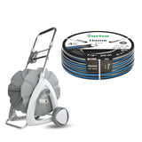 Vagn för trädgårdsslang + trädgårdsslang Vartco Home 1/2" 20 m Agaplast